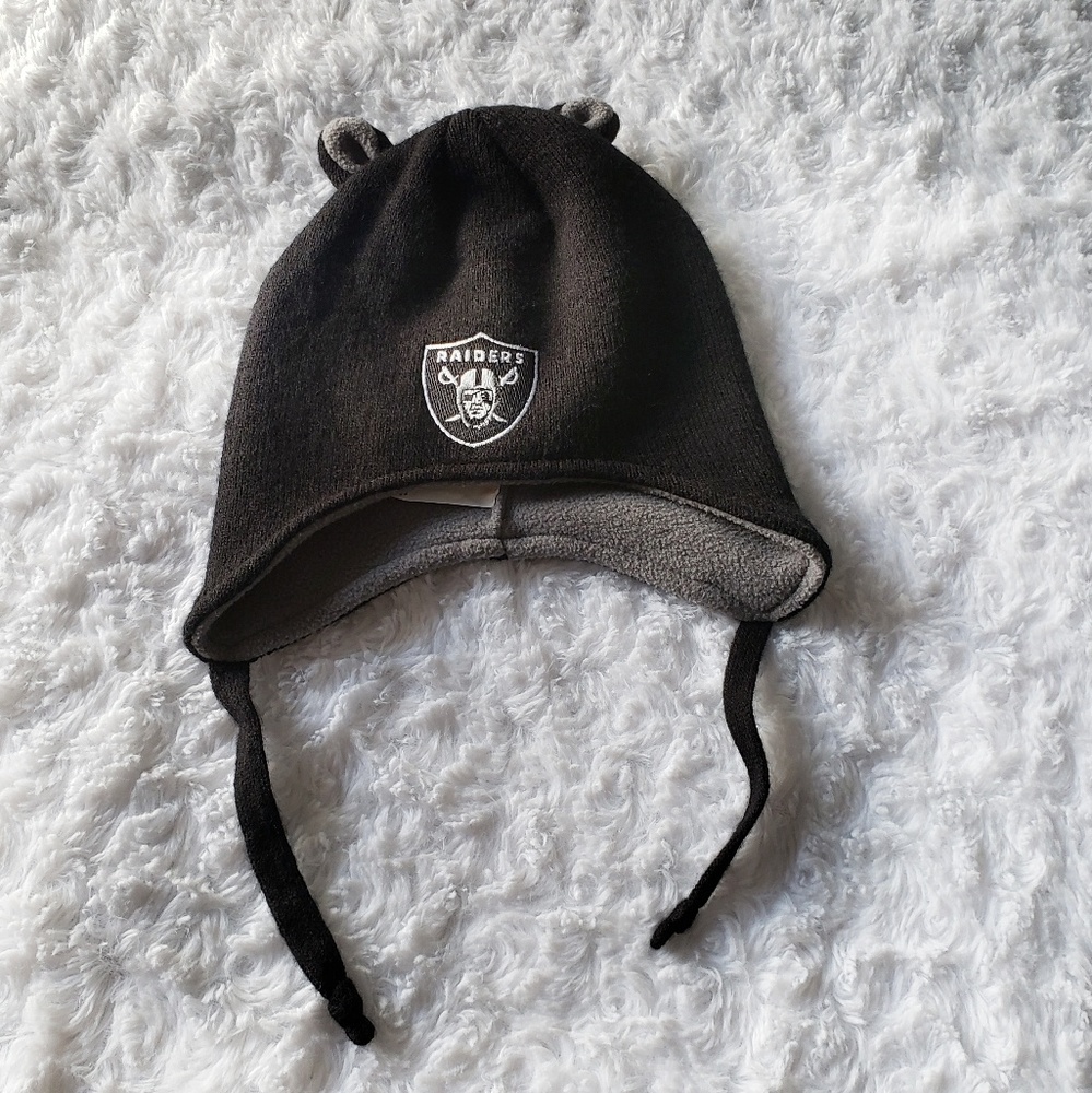 Raiders beanie with ears (Toddler)